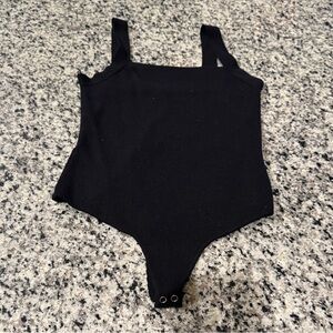 Boutique Knit Square Neck Bodysuit